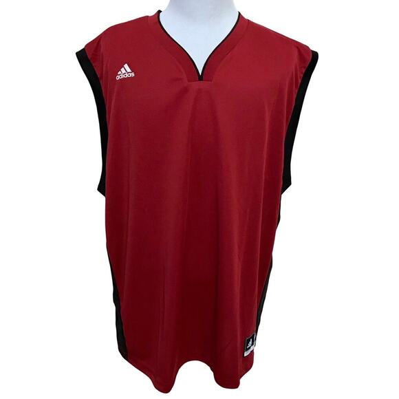 adidas Other - Adidas NWOT Red Generic NBA Team Jersey Men 2XL